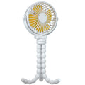USB Rechargeable Mini Clip Baby Stroller Fan